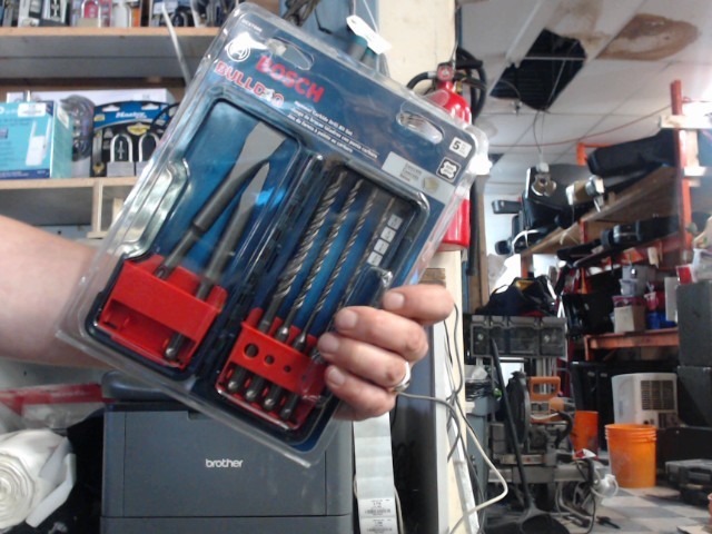 Hammer carbide drill bit set