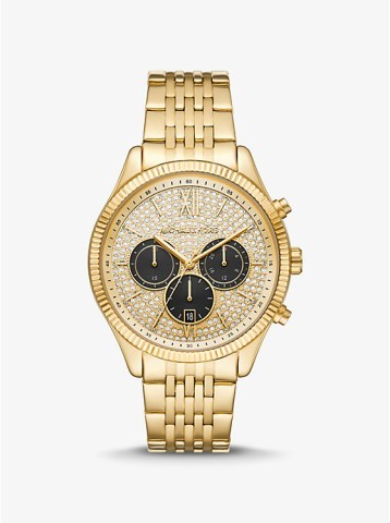Montre couleur gold avec diamand