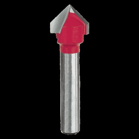 90 degree 1/2'' diamter v grooving bit