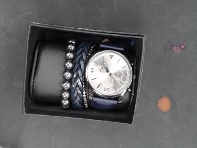 Montre no name en boite + bracelet bleu
