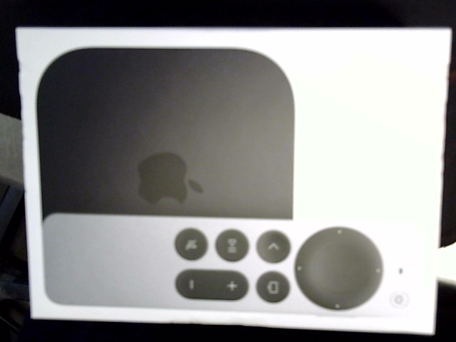 Apple tv 4k in box