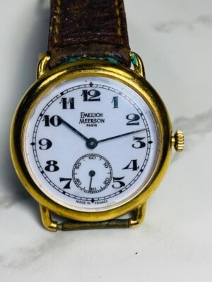 Montre wind up pour femme brac cuir