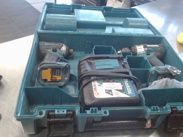 Drill+impact makita+charge