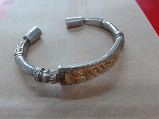 Bracelet argent plaque yara