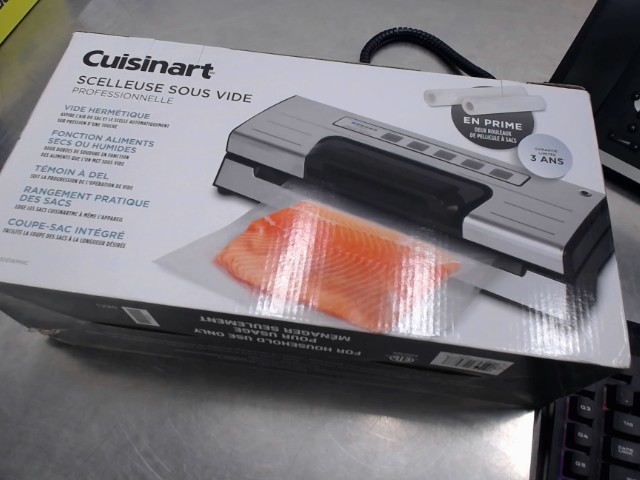 Vacuum food sealer cuisinart neuf en bo