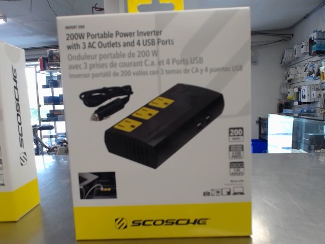 Portable power inverter 200w neuf