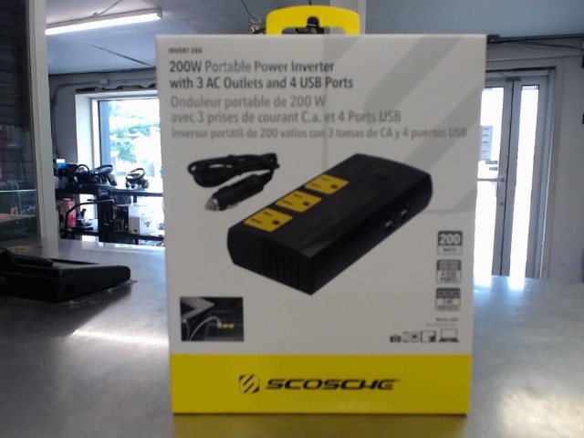 Portable power inverter 200w