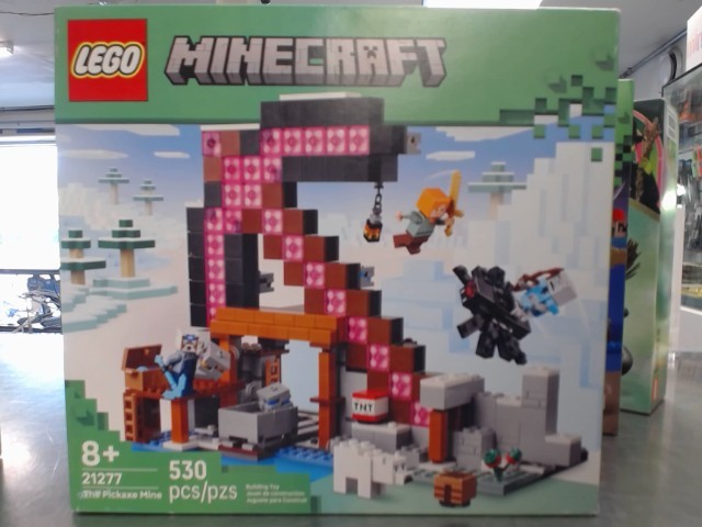 Lego minecraft pickaxe mine