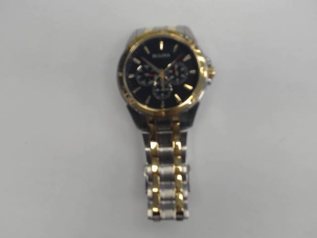 Montre bulova homme stainless