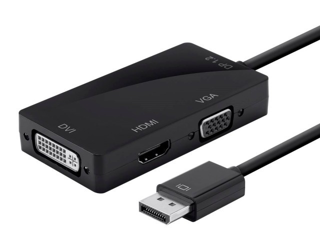 Hdmi to vga stereo audio converter