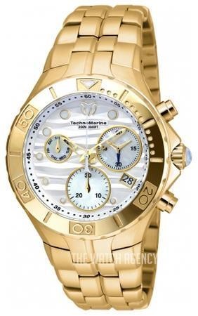 Montre technomarine couleur or