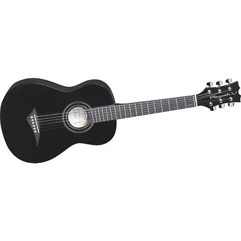 Guitar acoustique noire