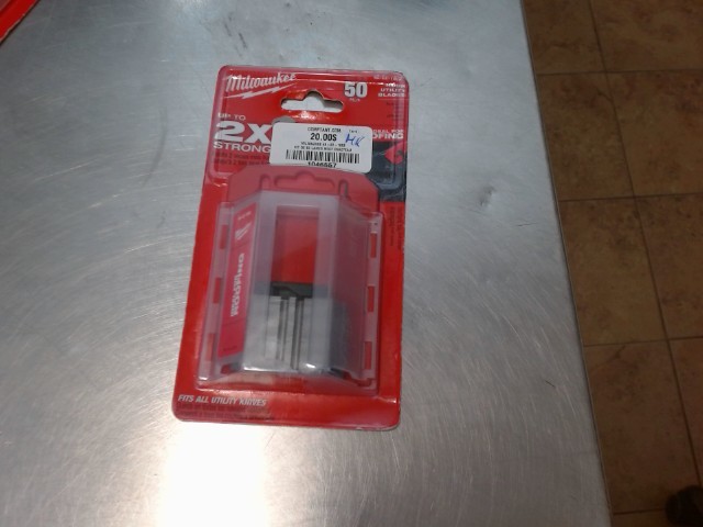 Kit de 50 lames neuf exacteau milwaukee