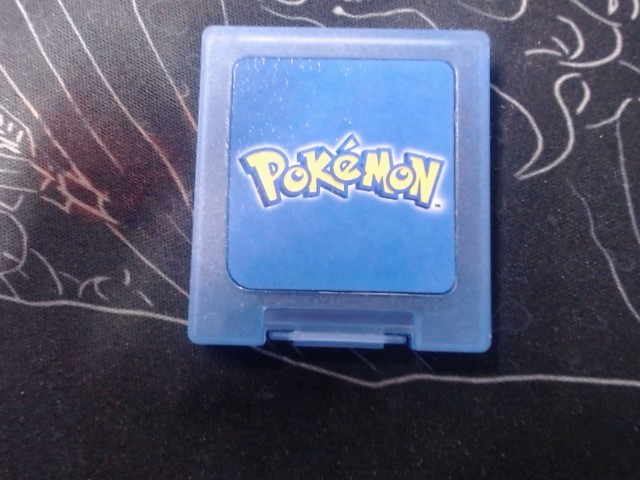 Pokemon clear case for ds cartridge
