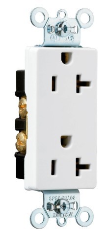 20a 125v deco duplex recp 20a 125v s-wir