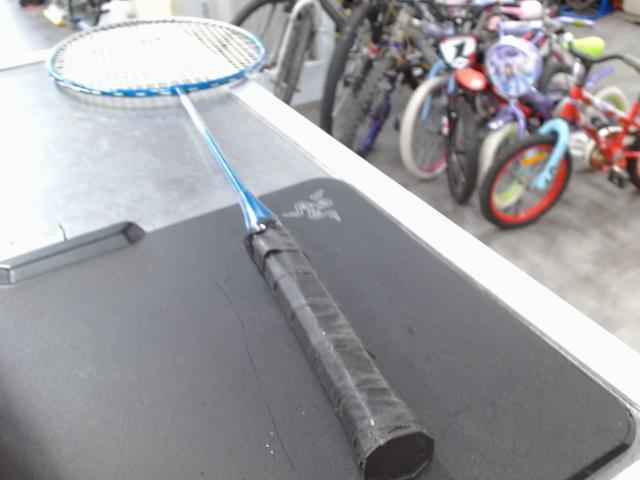 Raquette de badminton bleu/gris