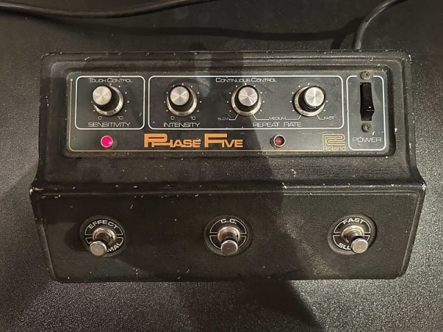 Pedale de guitare phaser vintage