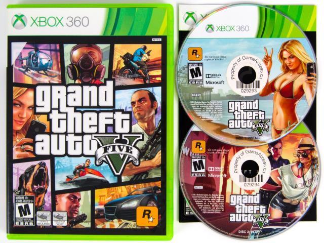 Grand theft auoto five xbox360