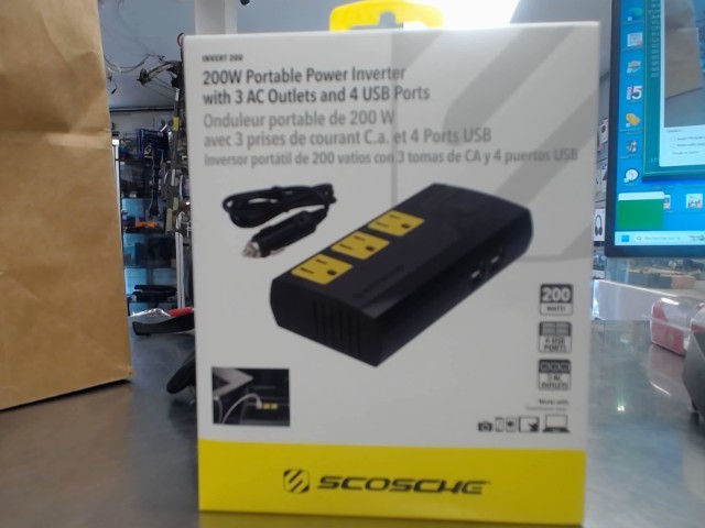 200w portable power inverter