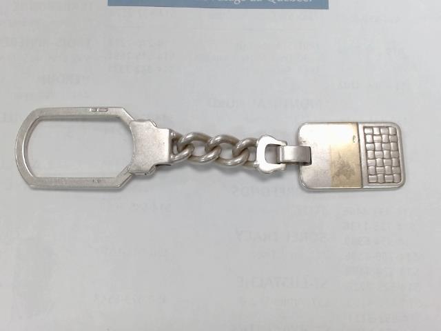 Porte cl en argent plaqu or 18k
