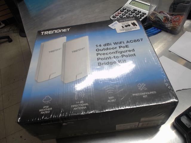 14dbi wifi ac867 outdoor poe bridge kit