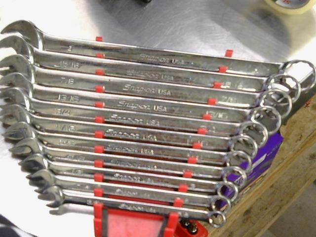 11 pcs flank drive combination wrench