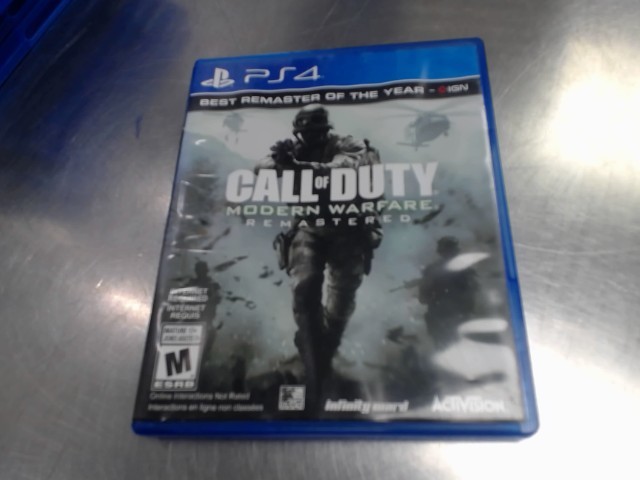 Call of duty modern warfare remaster ps4