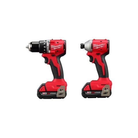 Kit drill+impact2batts+charg