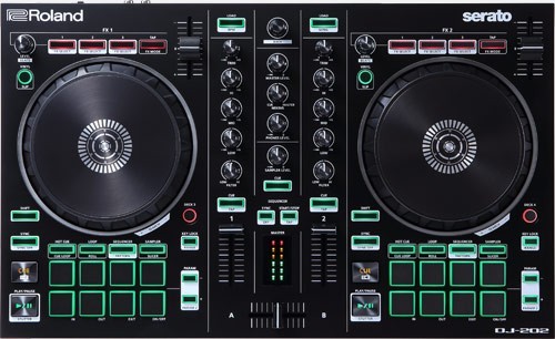 Roland serato dj-202 2 mix chanel