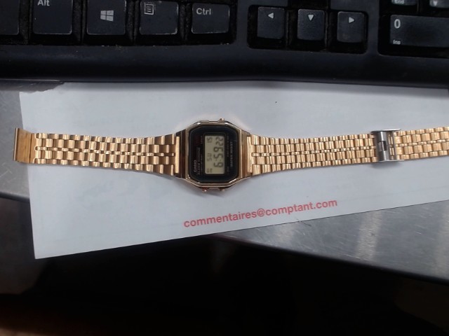 Montre casio gold tone