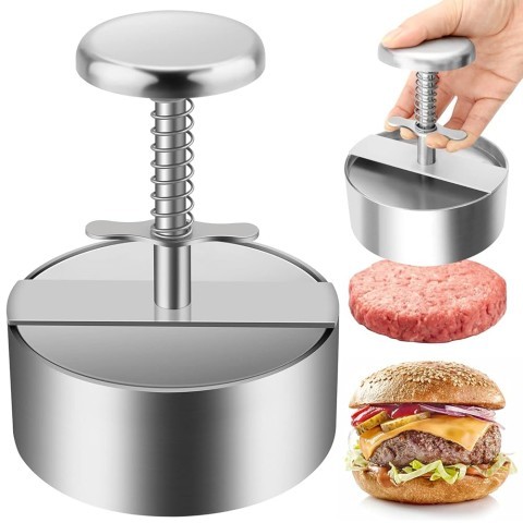 Burger press en stainless
