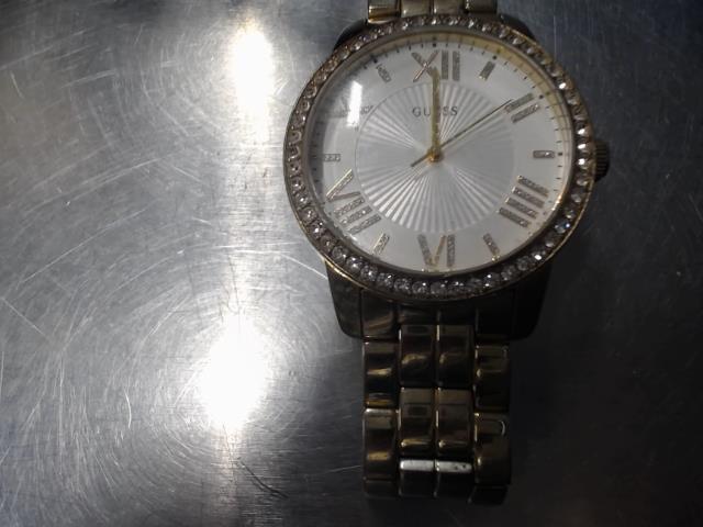 Guess montre femme or pierre