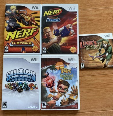 Lots de 5 jeux nintendo wii