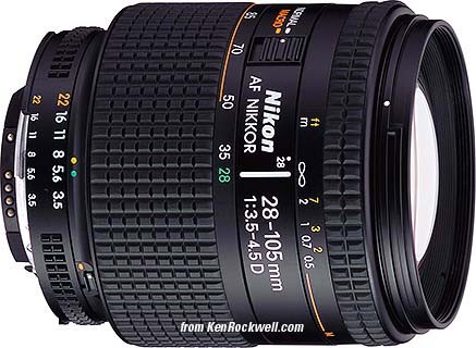 Lens nikon nikkor 28-105 3.5-4.5f