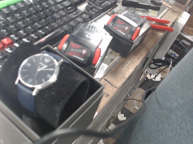Montre bracelet cuir
