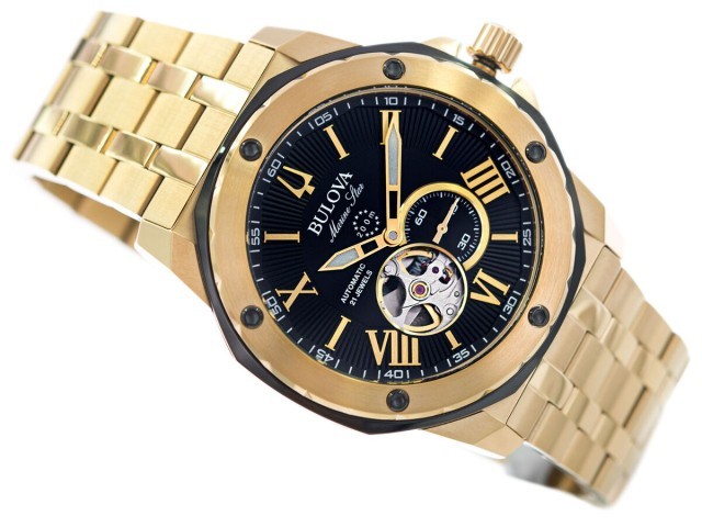 Bulova marine star gold automatique