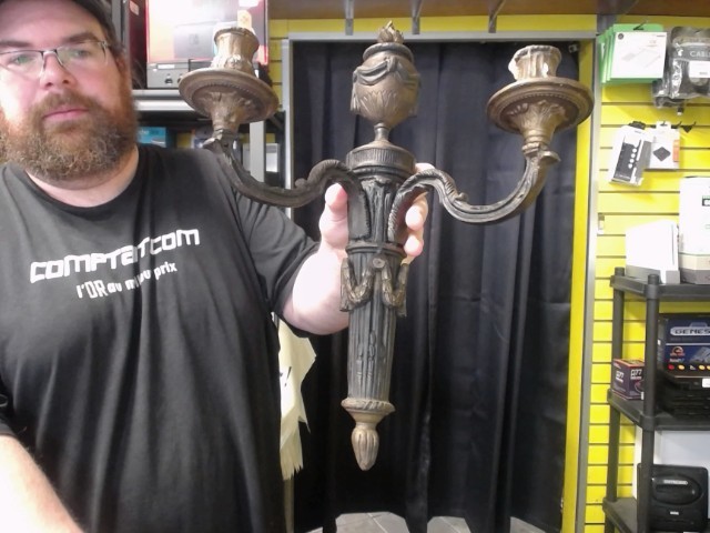 Chadelier antique en bronze