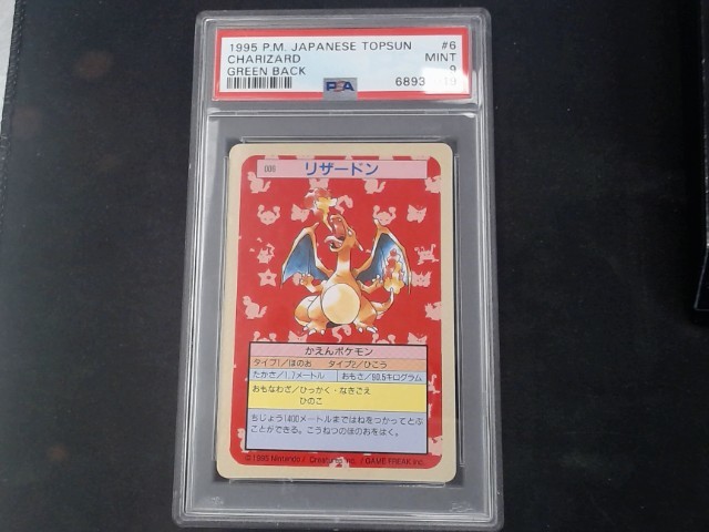 Pokemon charizard green back