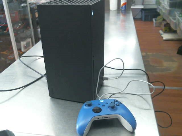Console xbox series x + manette bleue
