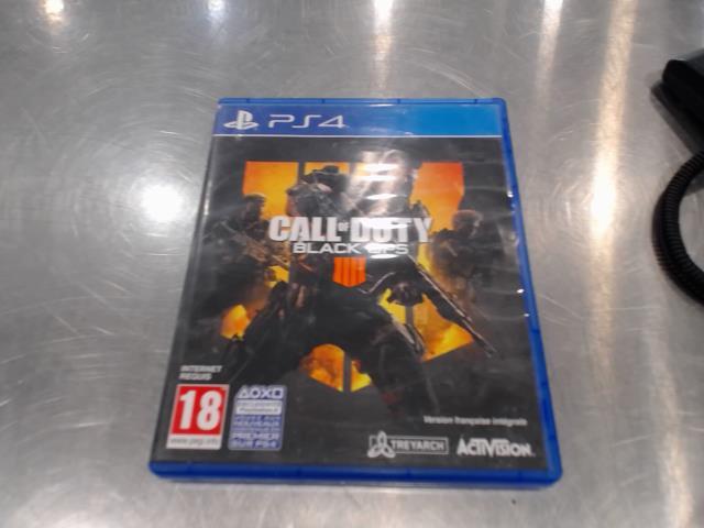 Jeu ps4 call of duty black ops 4