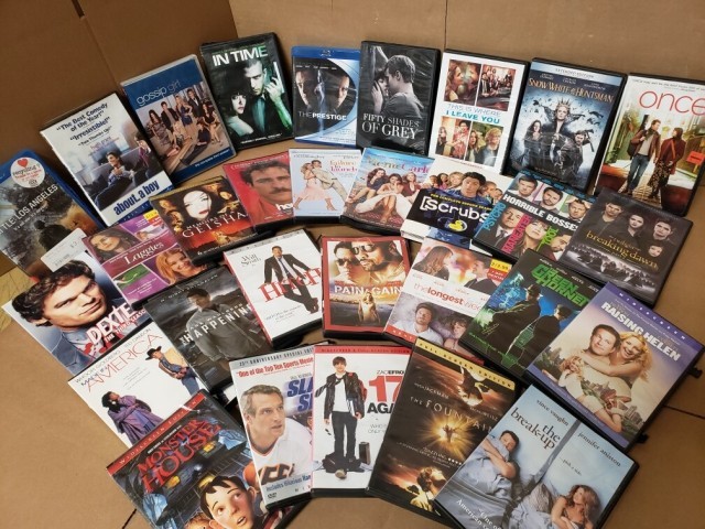 Lots de 50 films dvd