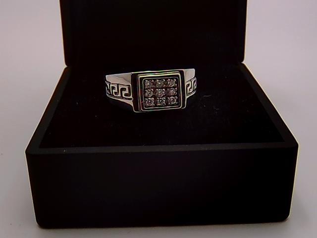 BAGUE EN OR 14KT AVEC DIAMANTS 