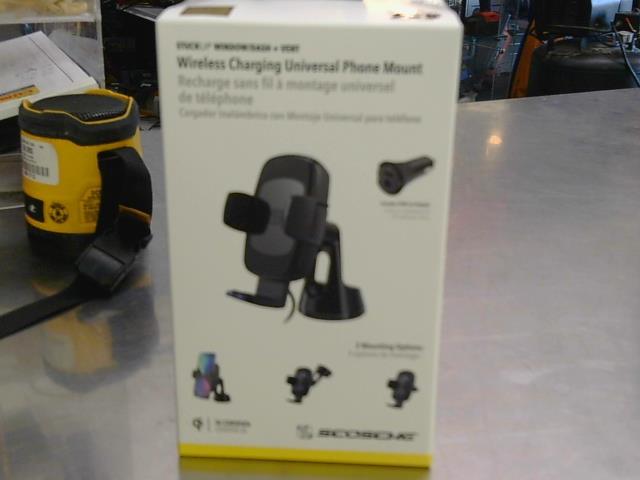 Wireless charging universal phone mount