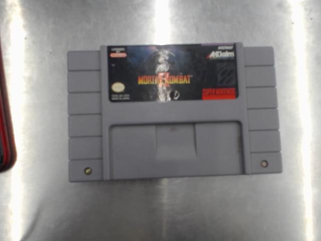 Jeu snes mortal kombat ii