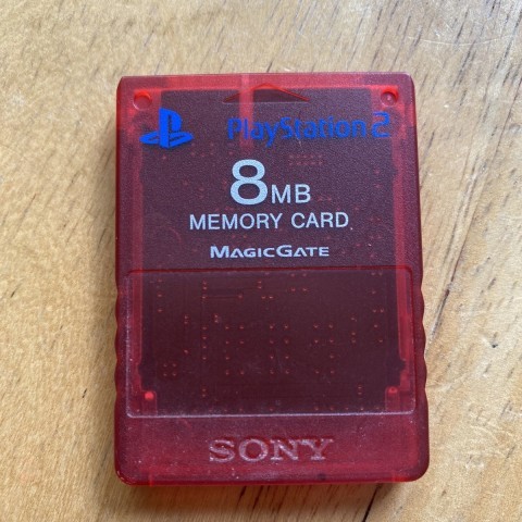 Red 8mb og memory card