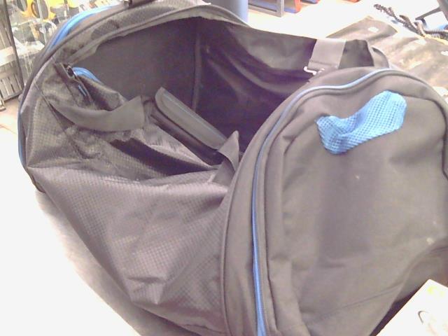 Duffle bag noir et bleu