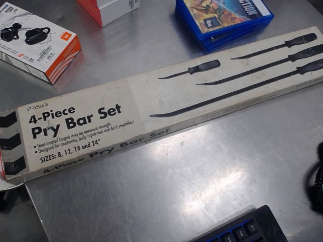 Pry bar set mastercraft 4-piece
