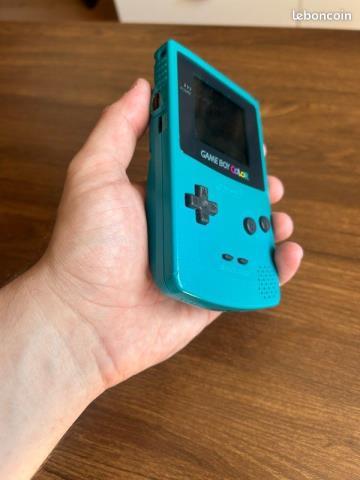 Gameboy color bleu manque cache pile