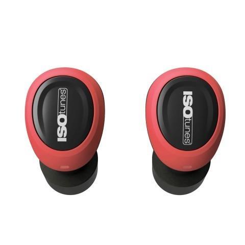 Ecouteurs bluetooth noir et rouge