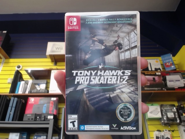 Tony hawk's pro skater 1+2